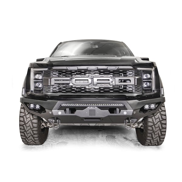Fab Fours BUMPER TRUCK FRONT One Piece Design Direct Fit Mounting Hardware Included Without Grille Guard FR21-X5351-1 - main